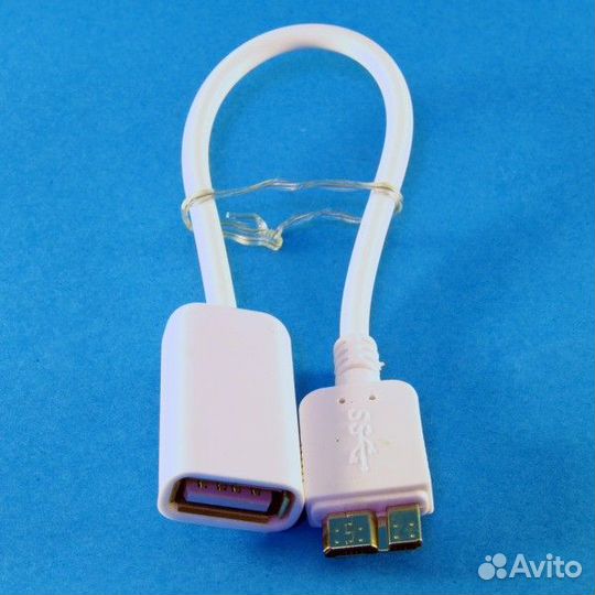 Переходник microUSB 3.0 штекер на USB 2.0 гнездо