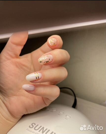 Маникюр, наращивание, френч