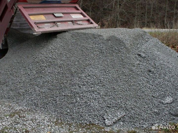 Щебень \ Отсев вторичный крупный от трех кубов