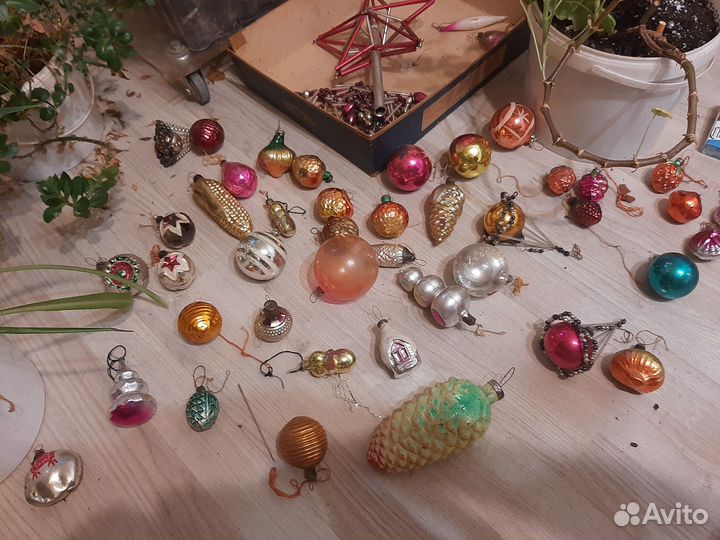 Елочные игрушки СССР советские