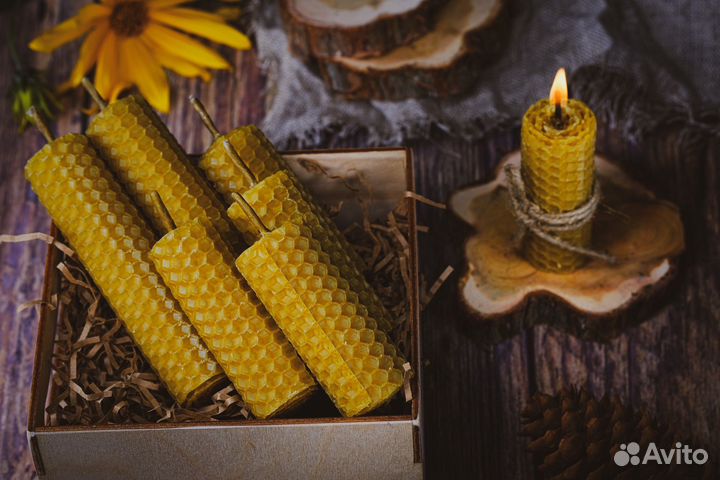 Свечи из вощины