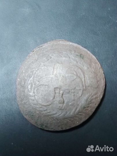 2 копейки 1788, перечекан