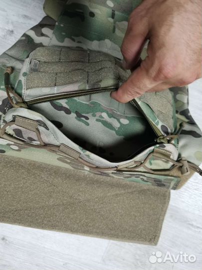 Напашник защита живота и паха 2-х секционный