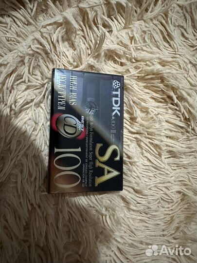 Аудиокассеты запечатанные TDK SA90