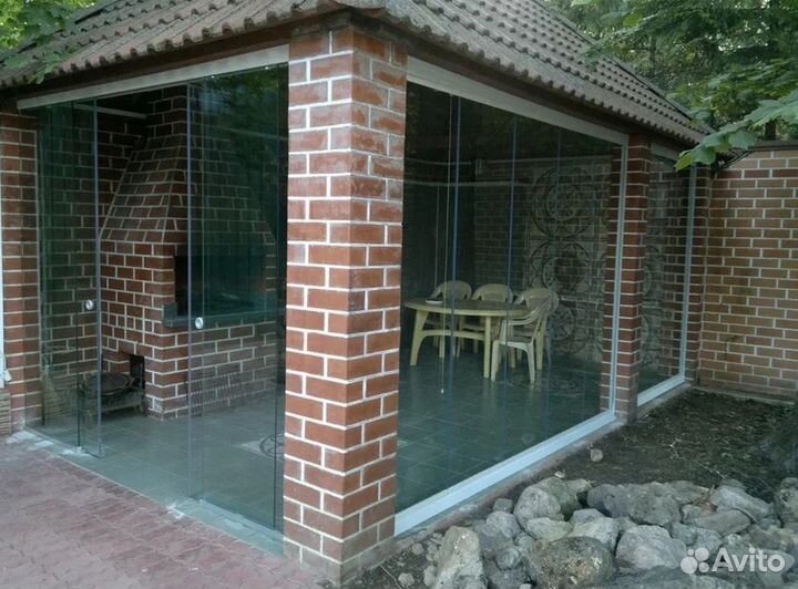 Безрамное остекление