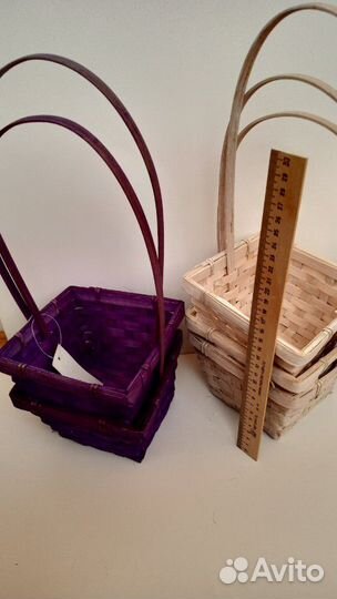 Корзины бамбуковые и из лозы