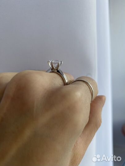 Серебряное кольцо в стиле tiffany