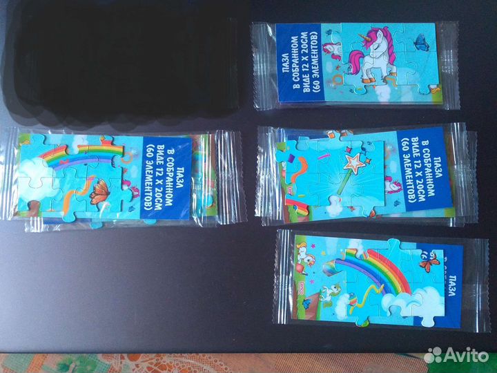 Магнитный пазл Единороги 12 х 20 см