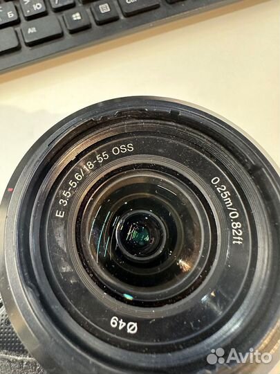 Фотоаппарат Sony с объективом 18-55