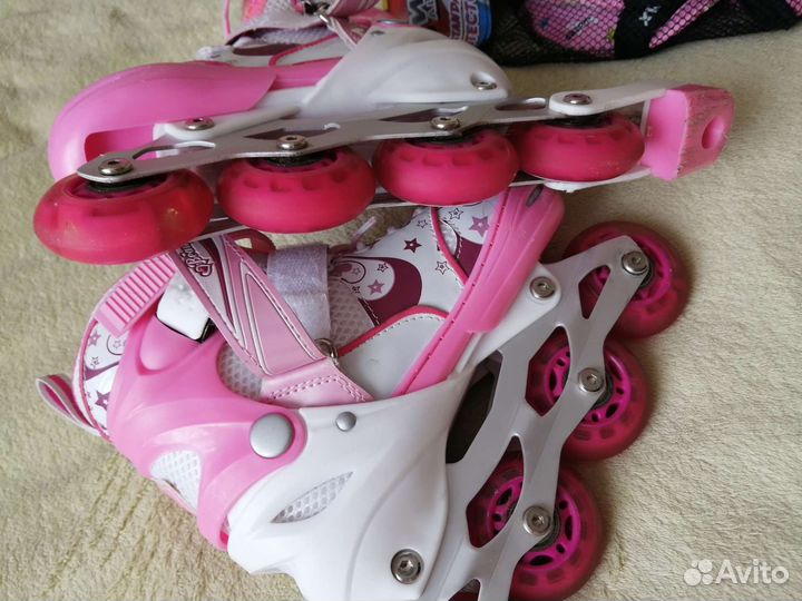 Роликовые коньки детские раздвижные