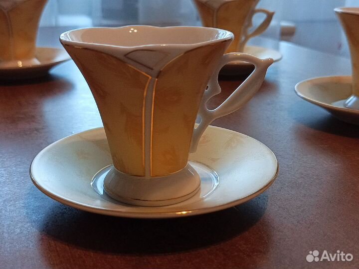 Кофейный набор на 6 персон новый