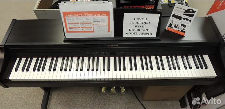 Цифровое пианино roland + аксессуары