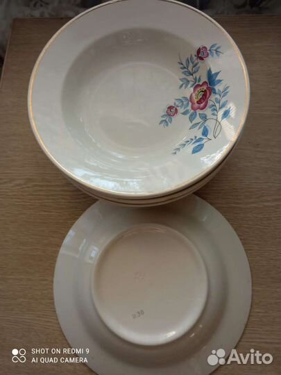 Тарелки СССР красивая посуда