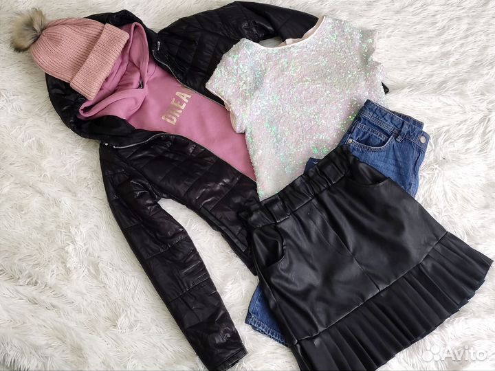 Детские вещи пакетом для девочек 146 152
