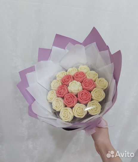 Шоколадные розы букет