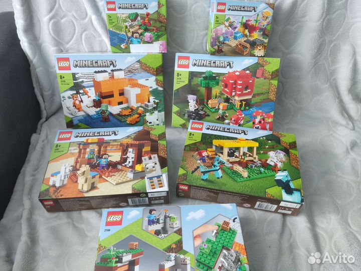 Lego Minecraft Абсолютно новые