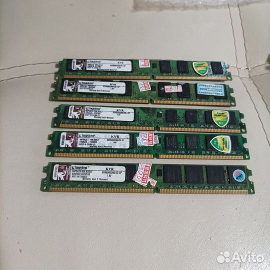 Kingston DDR2 2GB модули и другие