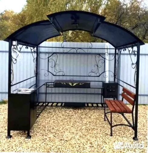 Мангал С печкой под казан