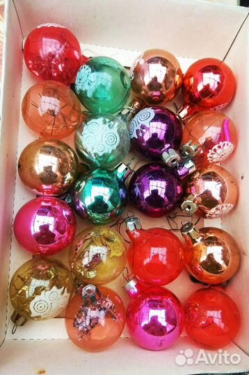 Елочные игрушки СССР. Набор. Винтаж