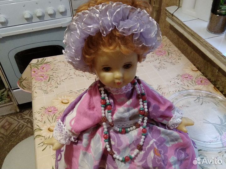 Кукла грелка на чайник СССР