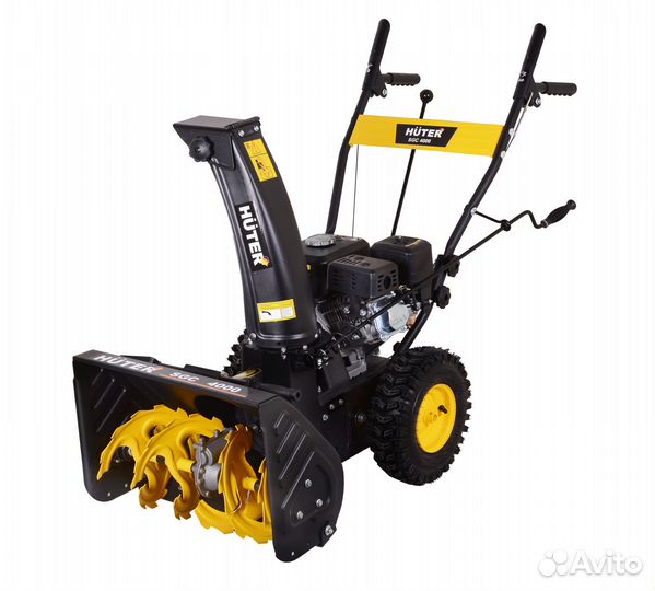 Снегоуборщик huter sgc 4000, ковш 56см*42см, 7л.с