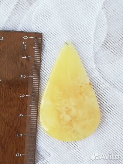 Вставка для кулона Янтарь Вес 4,8 гр. Натуральный