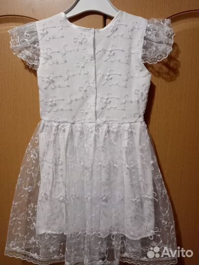 Платье снежинки для девочки 98 104