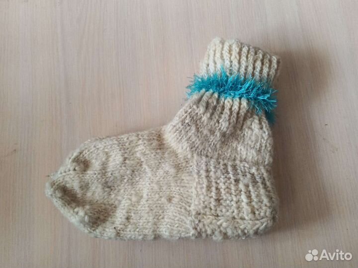 Носки из овечьей шерсти