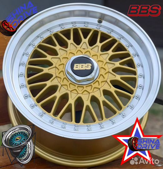 Диски BBS RS R16 4x100 Gold Lip