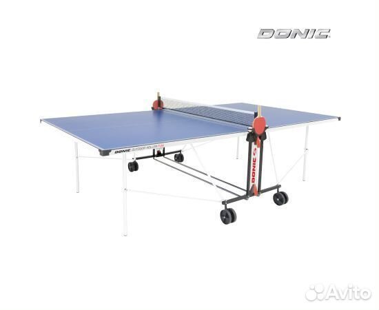 Теннисный стол donic outdoor roller FUN blue