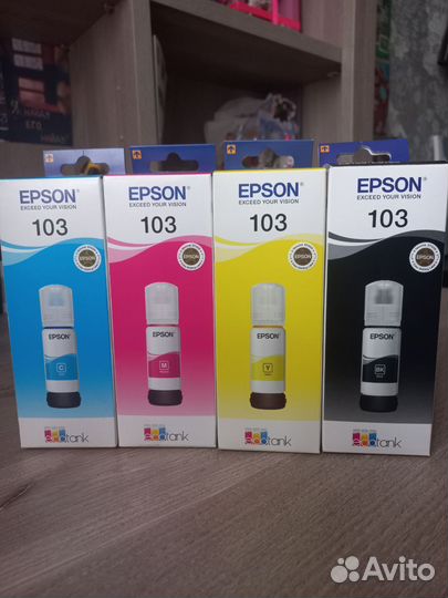 Чернила для принтера epson