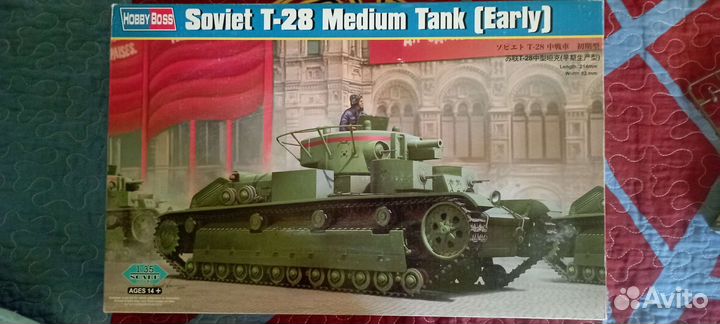 Модель танка т-28 hobby boss 1/35