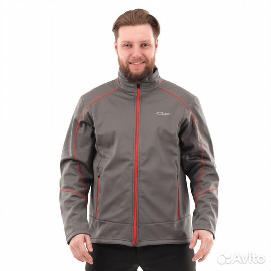 Куртка Explorer Grey-Red мужская, Softshell 2023