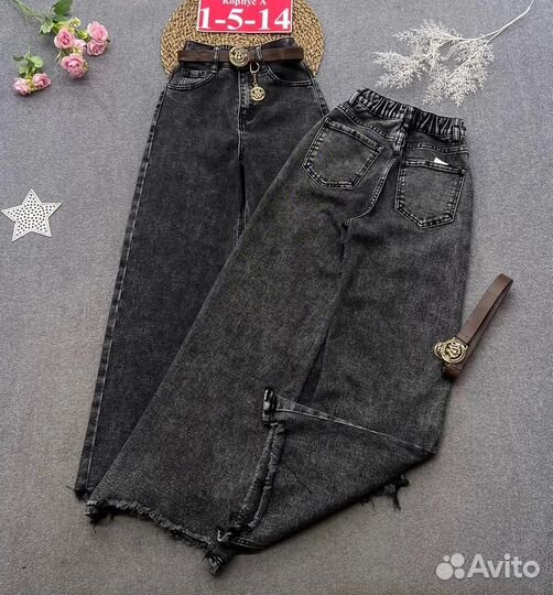 Джинсы новые подростковые размер 152/158