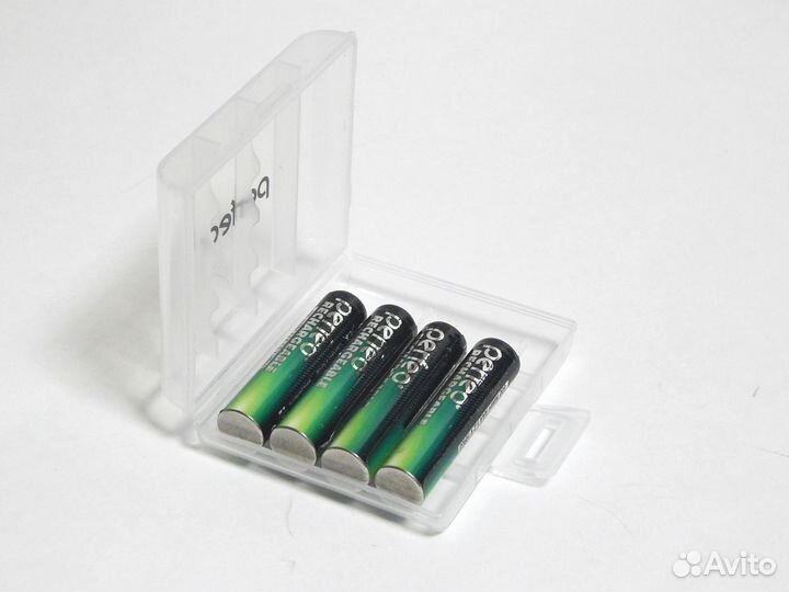 Боксы кейсы для 4x батареек аккумуляторов AA/AAA