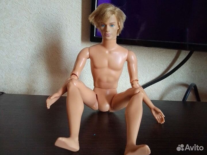 Кен, барби пакетом, кукла большая