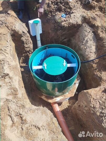 Септик без откачки на 12 человек