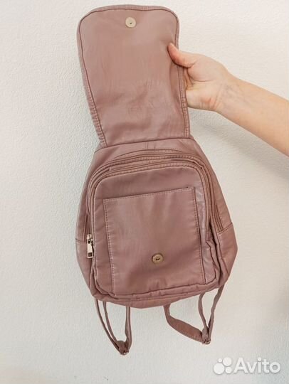 Рюкзак розовый женский