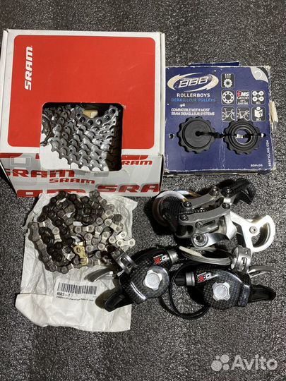 Групсеты Sram X7, X9, X0