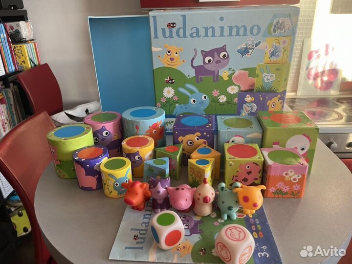 Люданимо, тактильное лото Djeco, ELC