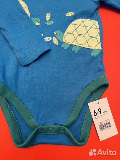 Боди Mothercare 6-9м. Мальчику.Новые