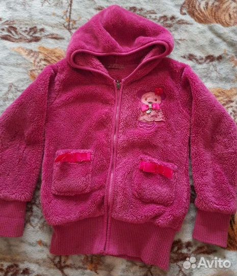 Теплая кофта для девочки