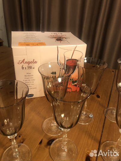 Фужеры богемия