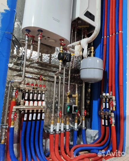 Монтаж систем отопления и водоснабжения