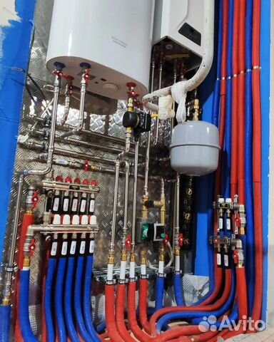 Монтаж систем отопления и водоснабжения