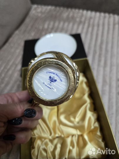 Чашка с блюдце императорский фарфор