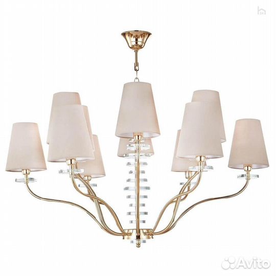 Подвесная люстра Crystal Lux armando SP6+6 gold