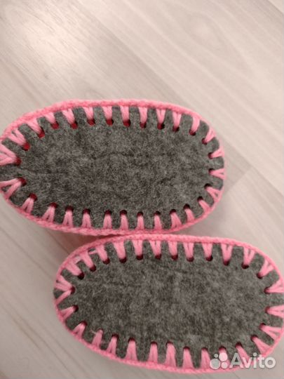 Пинетки крючком ручная работа