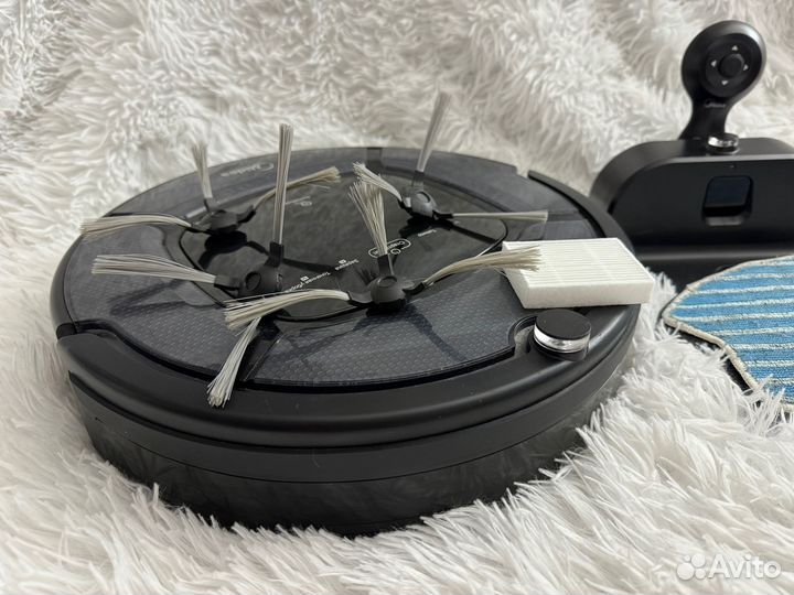 Робот пылесос с пультом (сухая и влажная уборка)