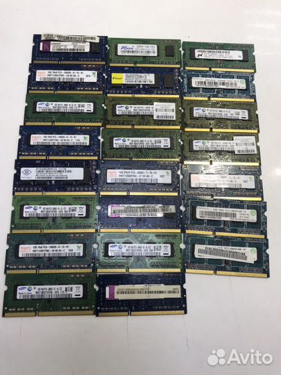 Оперативная память для ноутбука DDR3 1GB
